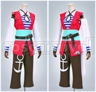 Yuki Rurikawa Captain Sky Pirates Cosplay cosplay costume from A3! Summer Troupe, front view 2