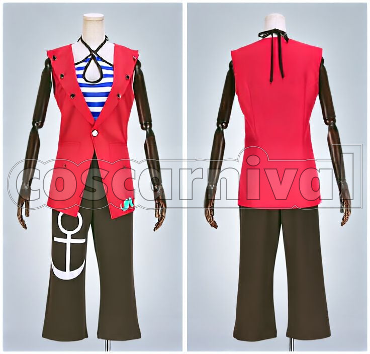 Yuki Rurikawa Captain Sky Pirates Cosplay cosplay costume from A3! Summer Troupe, detail-2