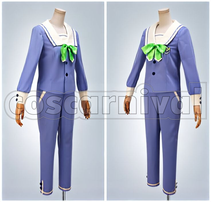 Yuki Rurikawa St. Flora Middle School Uniform Cosplay cosplay costume from A3! Summer Troupe, front view 2