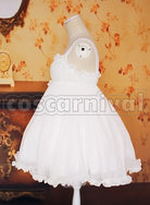 World Chiyuri Kurashima White cosplay costume from Accel, back view