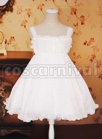 World Chiyuri Kurashima White cosplay costume from Accel, front view 2