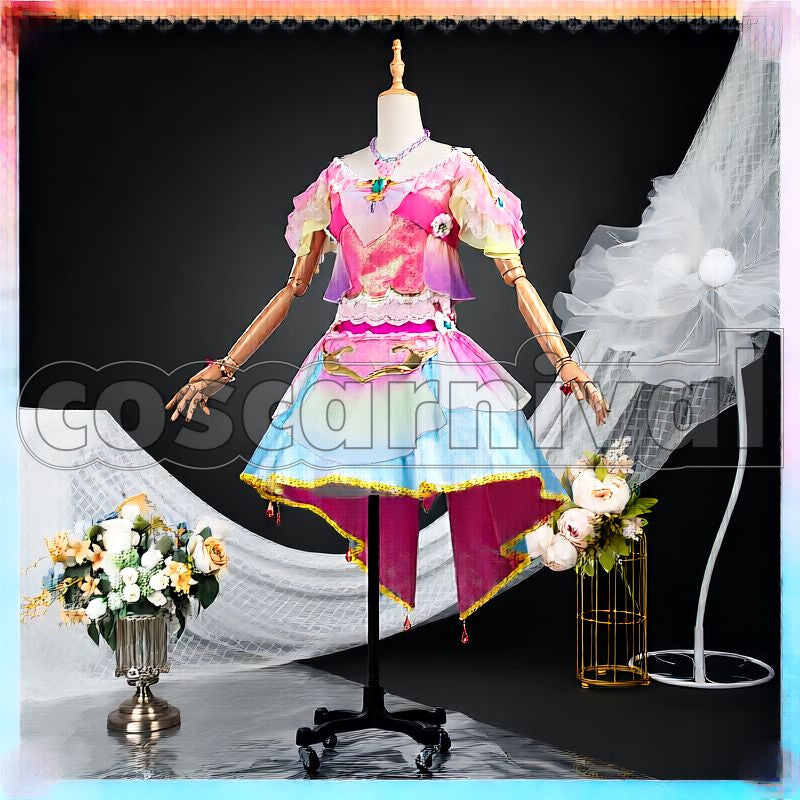 Hoshimiya Mermaid Pisces Coord Cosplay cosplay costume from Aikatsu! Ichigo, front view 3