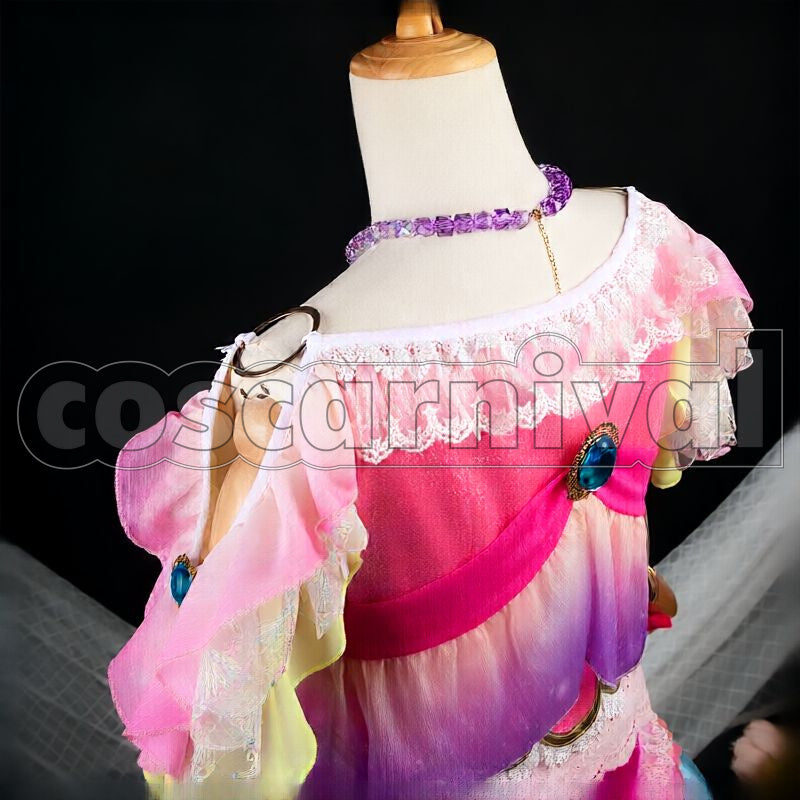 Hoshimiya Mermaid Pisces Coord Cosplay cosplay costume from Aikatsu! Ichigo, back view 2