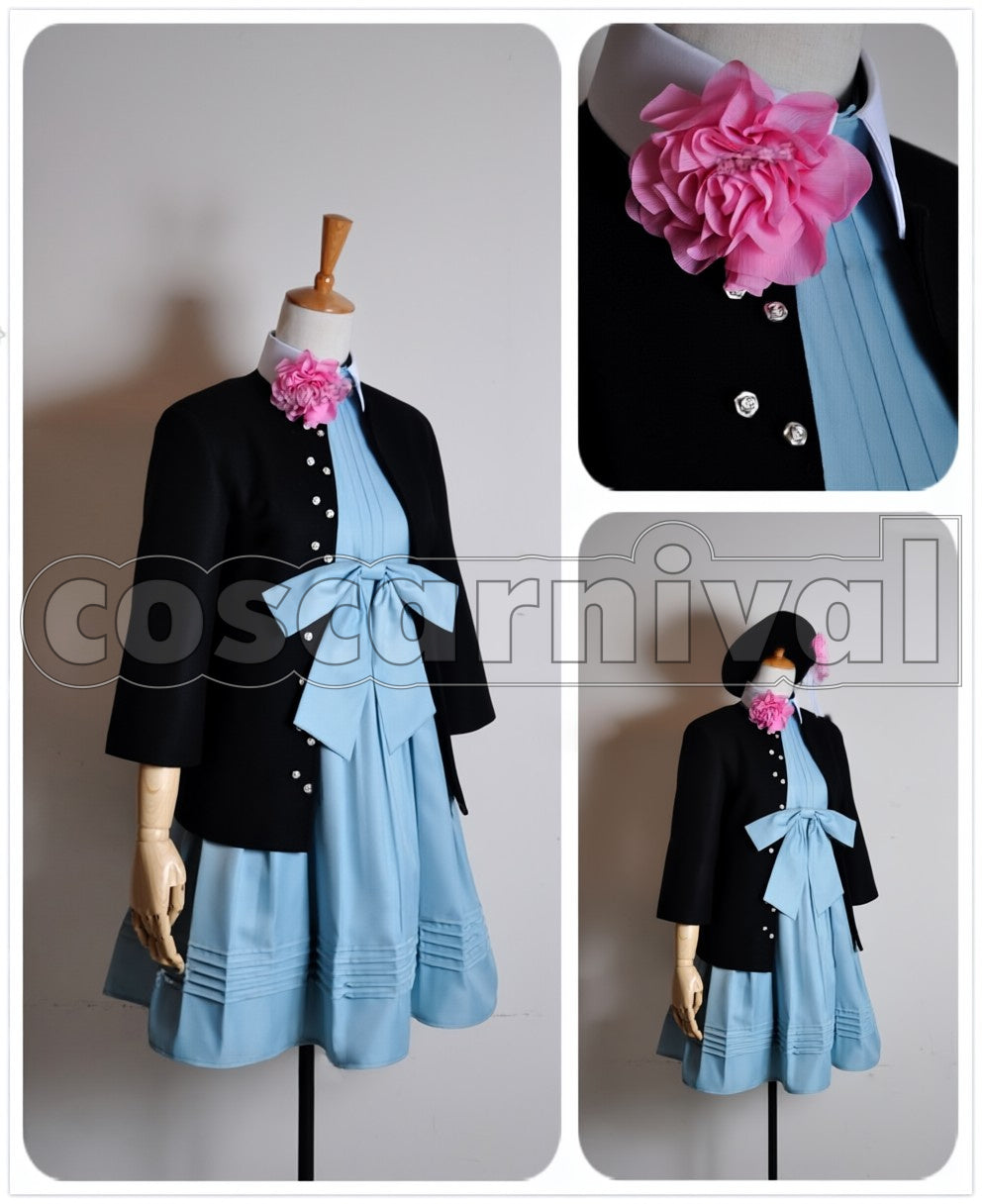 Protagonist cosplay costume from Amnesia, front view 2