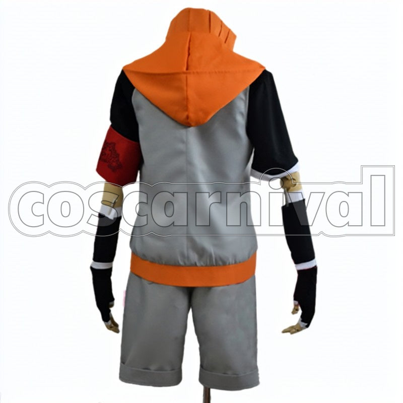 Tachibana cosplay costume from Aoharu Machinegun Hotaru, back view