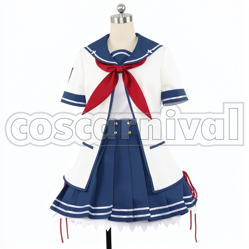 Across the Blue Asuka Kurashina cosplay costume from Aokana: Four Rhythm, front view