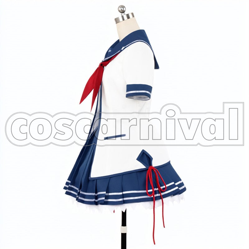 Across the Blue Asuka Kurashina cosplay costume from Aokana: Four Rhythm, side view 2