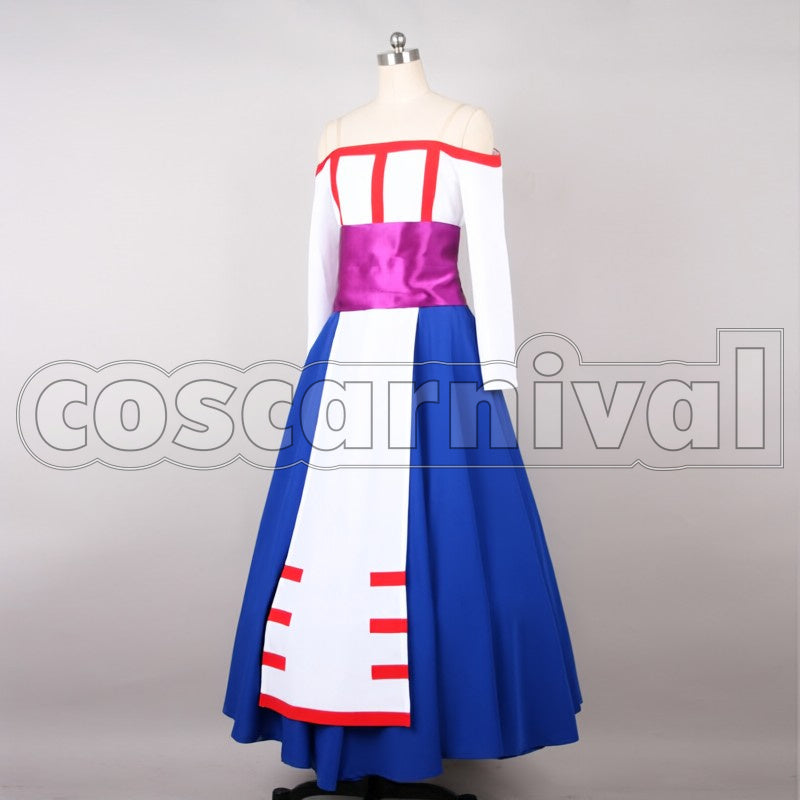 the Lad II Lisa Flora Merno cosplay costume from Arc, side view
