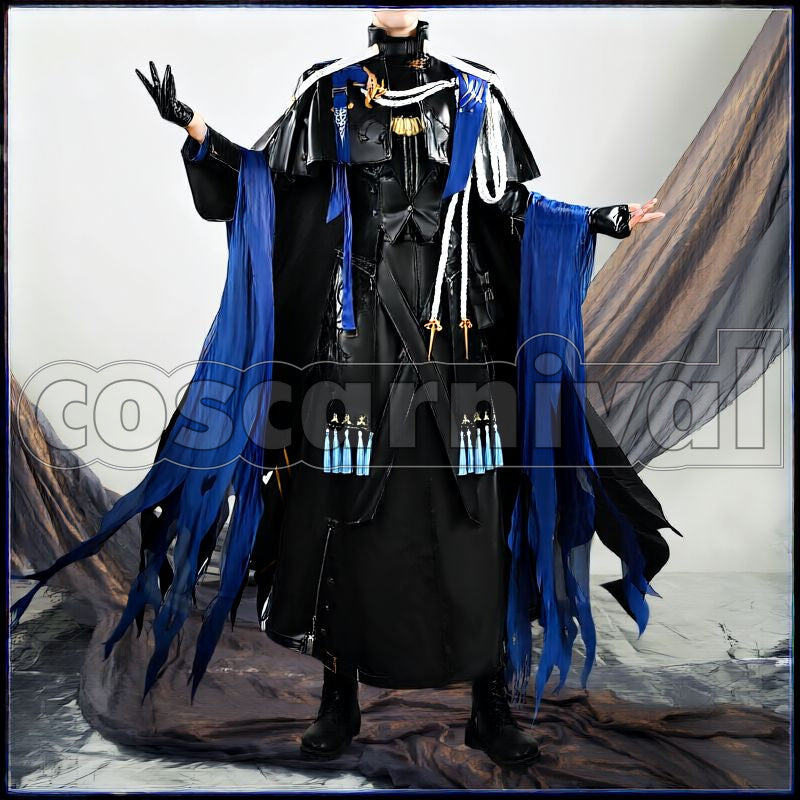 Andoain Martyr Cosplay cosplay costume from Arknights, front view 2
