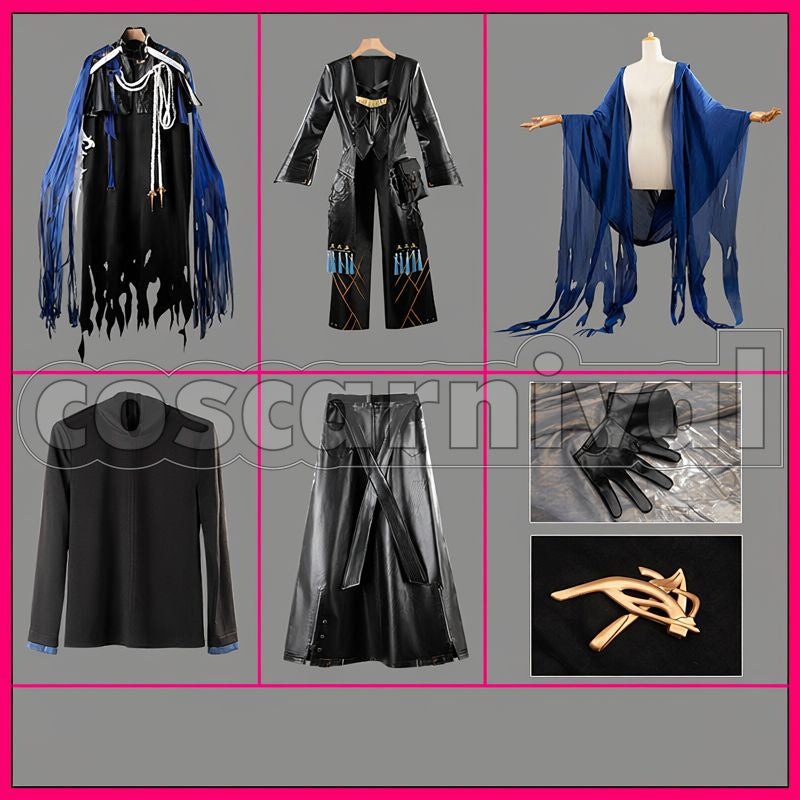 Andoain Martyr Cosplay cosplay costume from Arknights, set view
