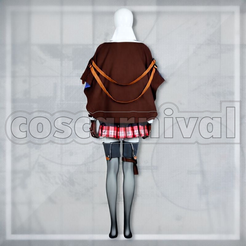 Bagpipe Cosplay cosplay costume from Arknights, back view 1