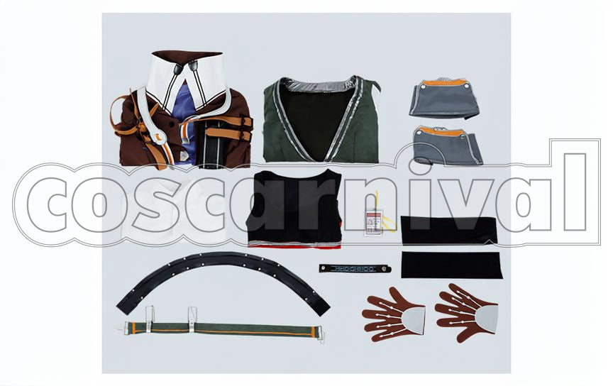 Bagpipe Cosplay cosplay costume from Arknights, set view