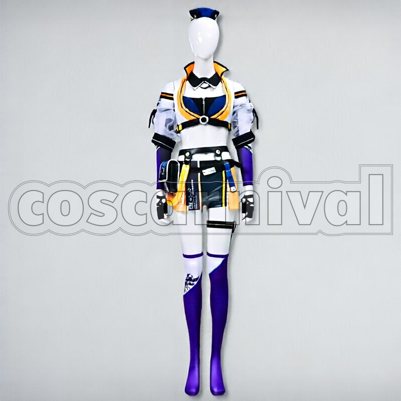 Bagpipe Queen No. 1 Race Queen Cosplay cosplay costume from Arknights, race queen 10131 front view 2