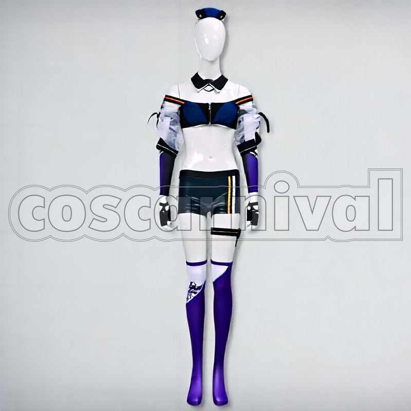 Bagpipe Queen No. 1 Race Queen Cosplay cosplay costume from Arknights, race queen 10135 front view 3