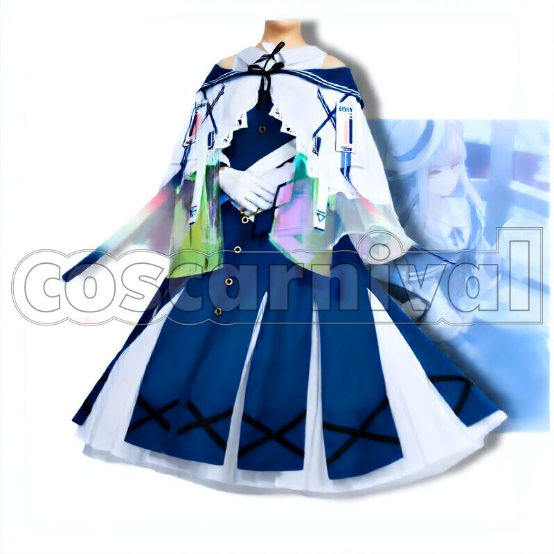 Ceylon Medic Cosplay cosplay costume from Arknights, front view 2