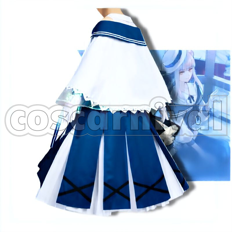Ceylon Medic Cosplay cosplay costume from Arknights, back view
