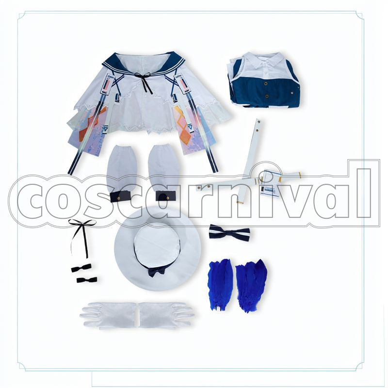Ceylon Medic Cosplay cosplay costume from Arknights, set view