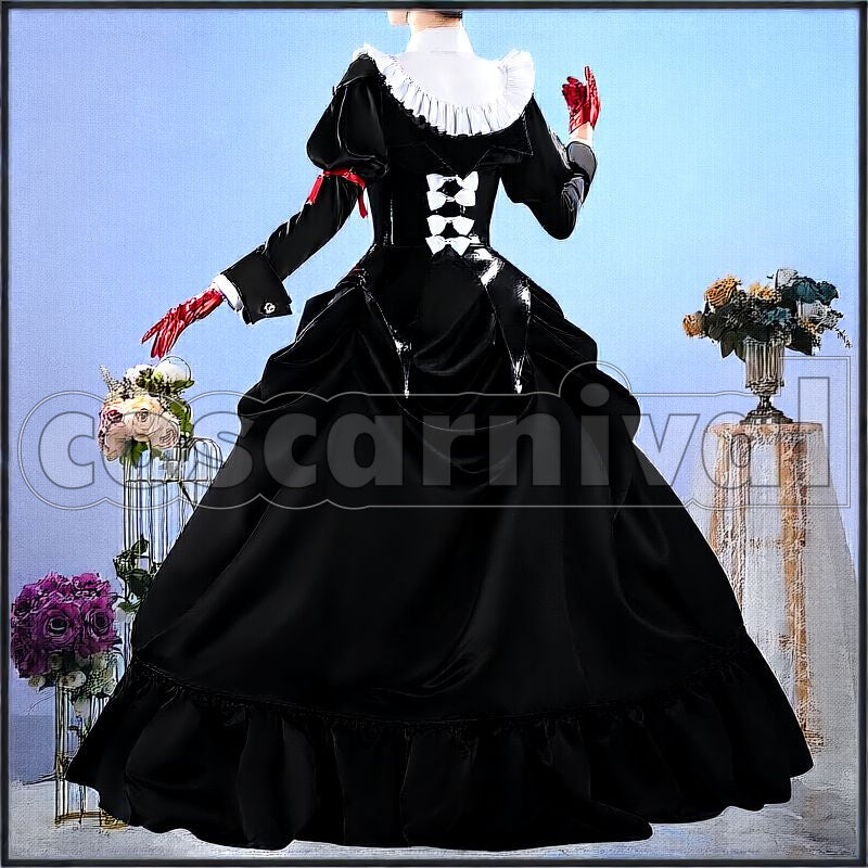 Entelechia Cosplay cosplay costume from Arknights, back view