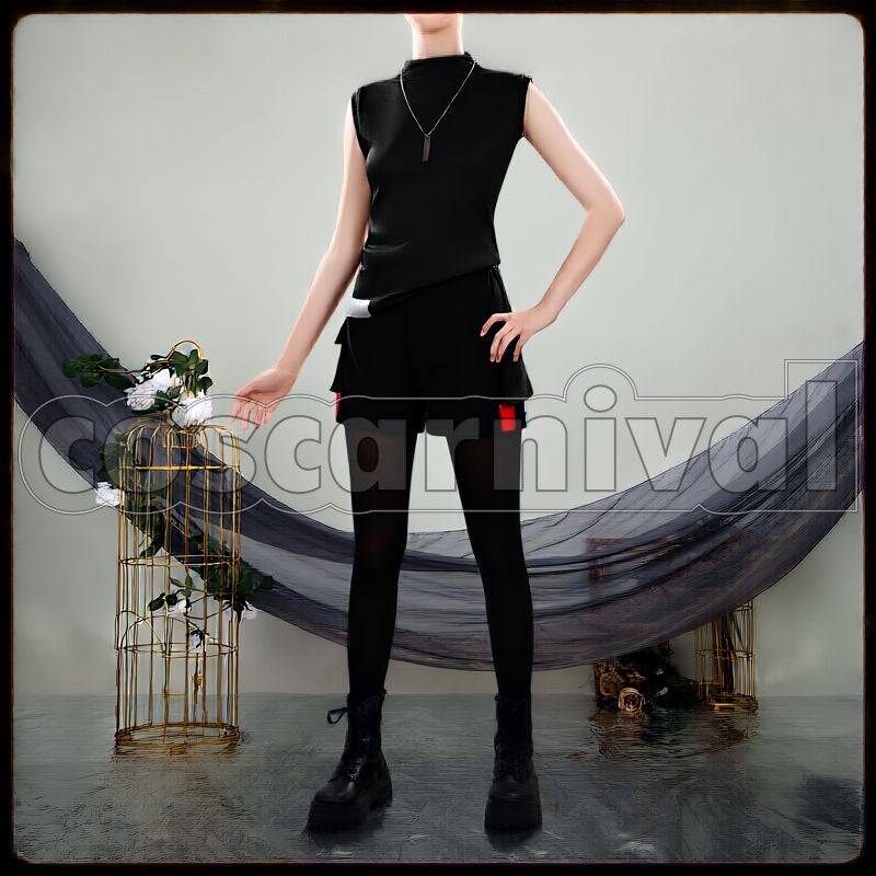 Exusiai Casual Clothes Cosplay cosplay costume from Arknights, front view 4