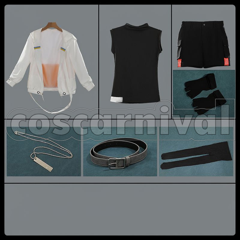 Exusiai Casual Clothes Cosplay cosplay costume from Arknights, set view