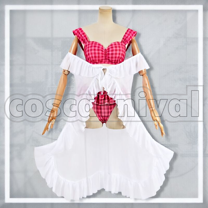Eyjafjalla Swimsuit Cosplay cosplay costume from Arknights, front view 2