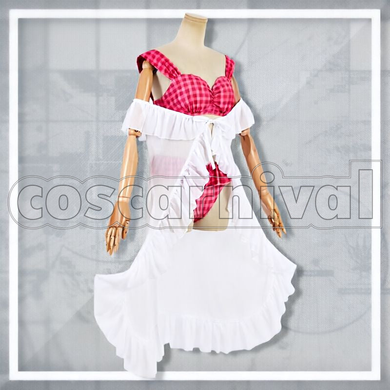Eyjafjalla Swimsuit Cosplay cosplay costume from Arknights, front view 3