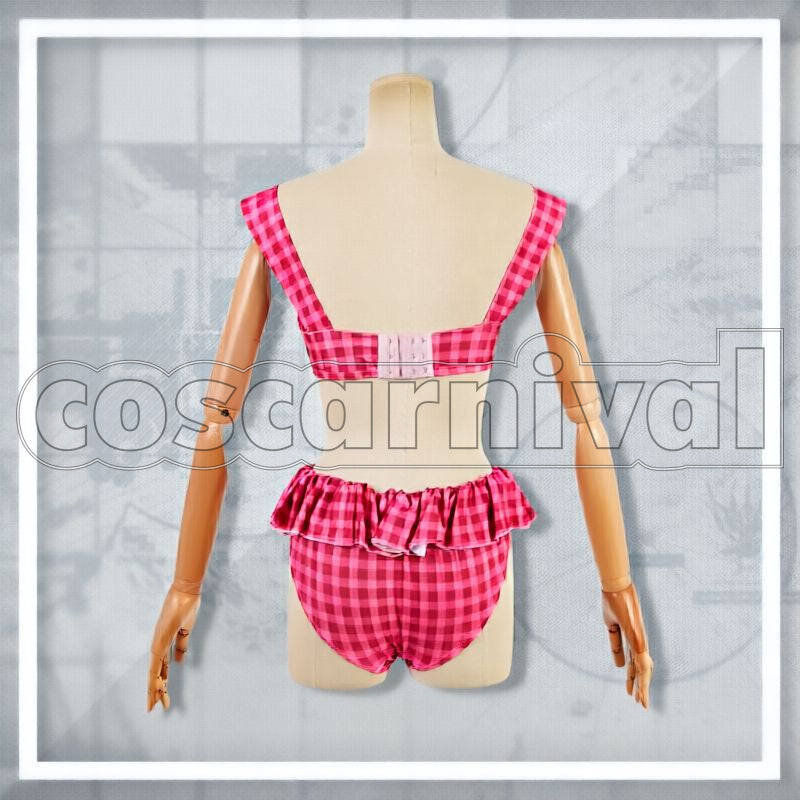 Eyjafjalla Swimsuit Cosplay cosplay costume from Arknights, back view 2