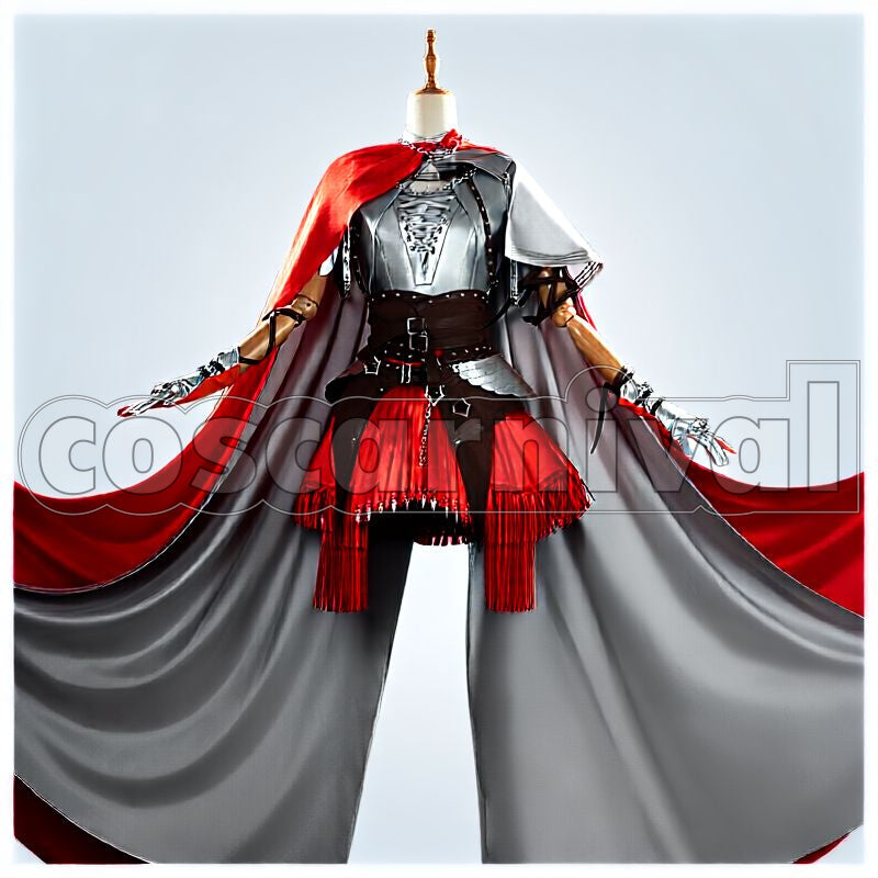 Fiammetta Divine Oath Cosplay cosplay costume from Arknights, front view 1