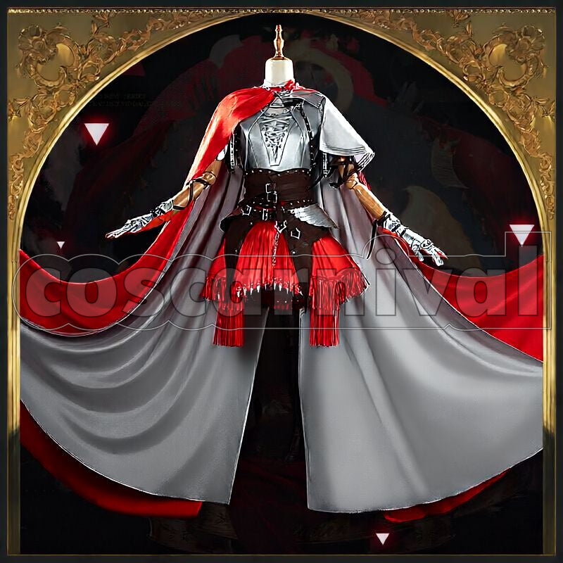 Fiammetta Divine Oath Cosplay cosplay costume from Arknights, front view 2