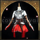 Fiammetta Divine Oath Cosplay cosplay costume from Arknights, front view 5