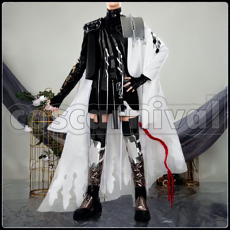 Fiammetta Judgment Day Cosplay cosplay costume from Arknights, front view 2