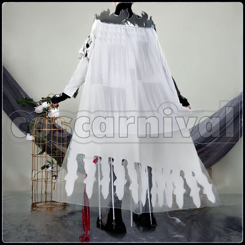 Fiammetta Judgment Day Cosplay cosplay costume from Arknights, back view 1