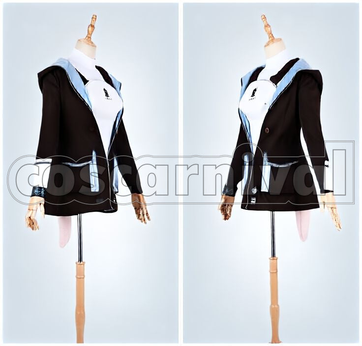 Gravel Cosplay cosplay costume from Arknights, front view 2