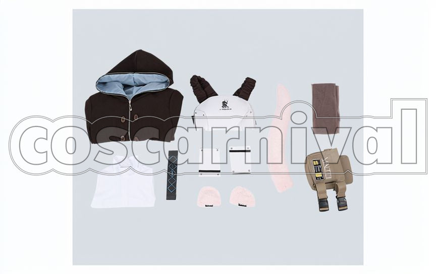 Gravel Cosplay cosplay costume from Arknights, set view