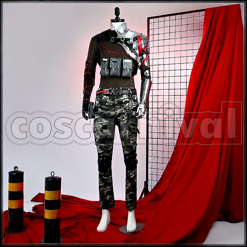 Hoederer Cosplay cosplay costume from Arknights, front view 4