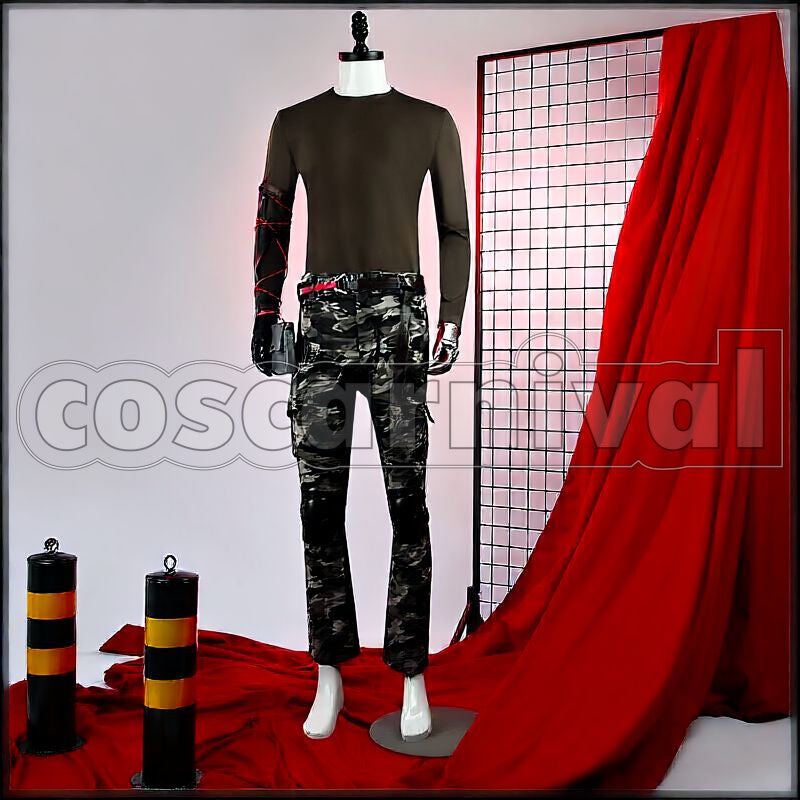 Hoederer Cosplay cosplay costume from Arknights, front view 5