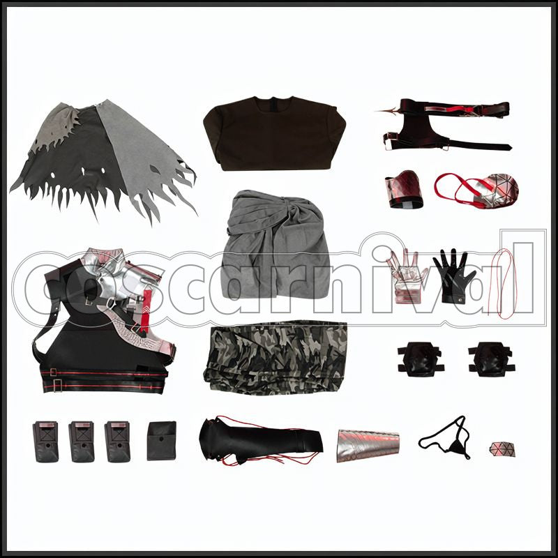 Hoederer Cosplay cosplay costume from Arknights, set view