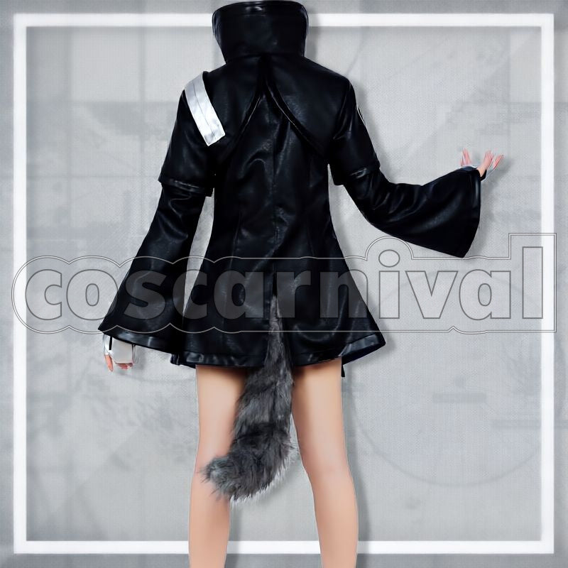 Lappland Cosplay cosplay costume from Arknights, back view