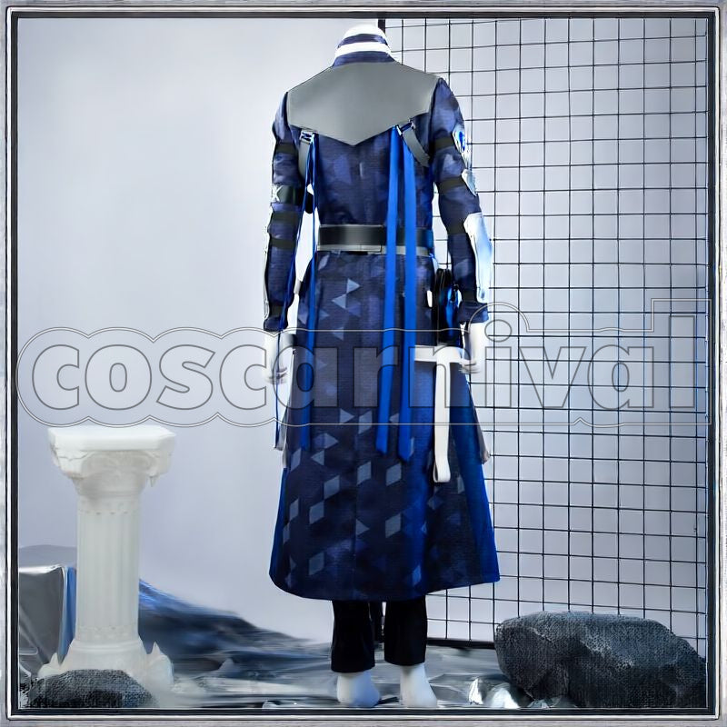Lessing Cosplay cosplay costume from Arknights, back view 1