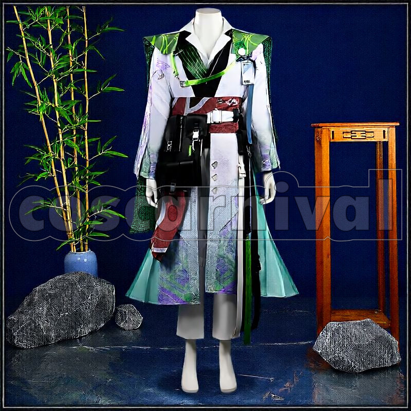 Matsukiri Cosplay cosplay costume from Arknights, front view 2