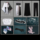 Mio Cosplay cosplay costume from Arknights, set view