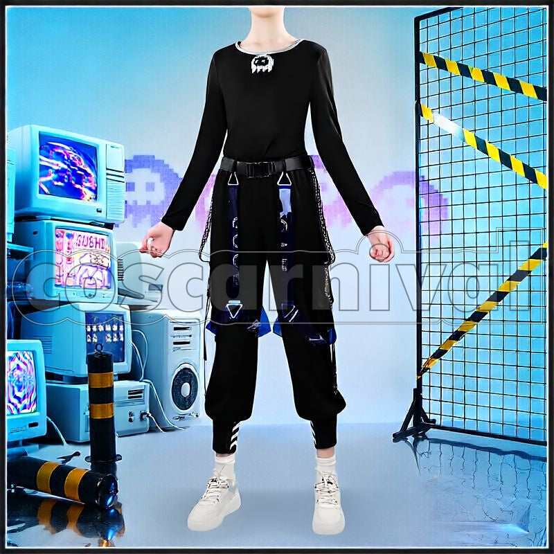 Mizuki A Player Forever Cosplay cosplay costume from Arknights, front view 4