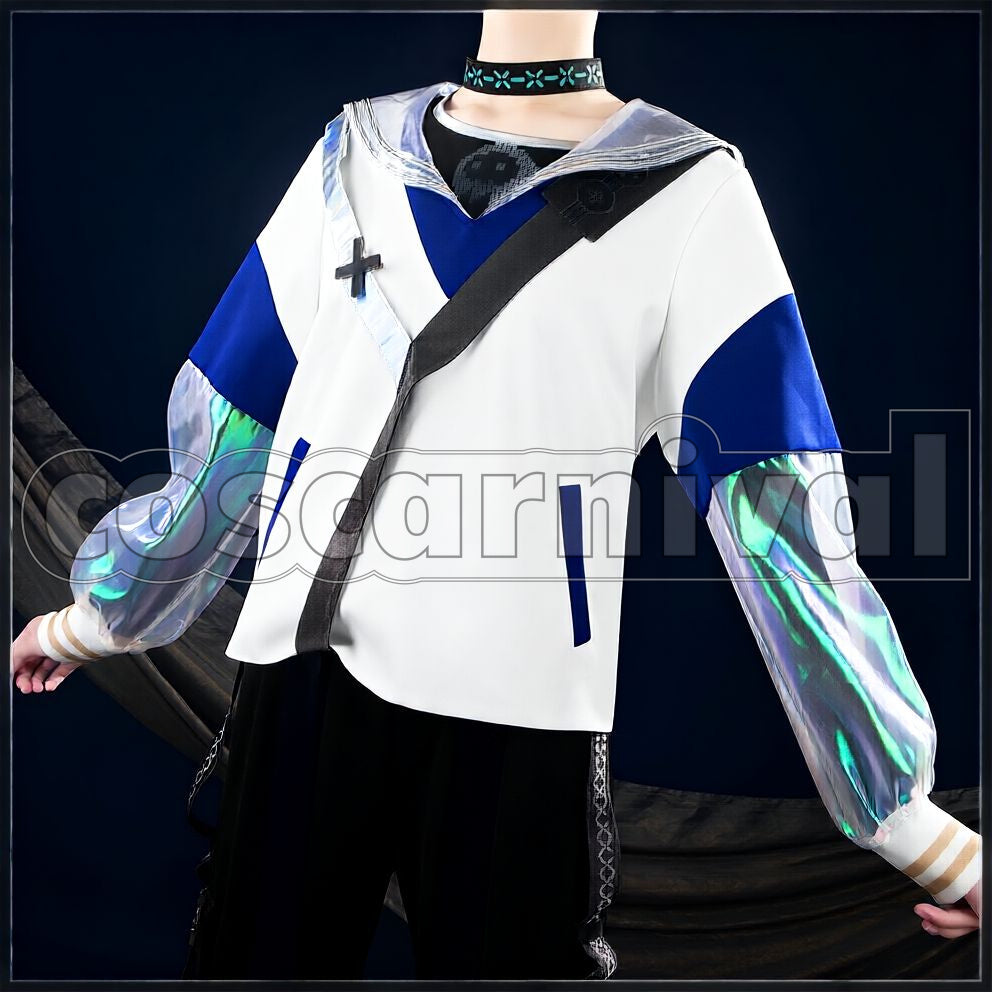 Mizuki A Player Forever Cosplay cosplay costume from Arknights, front view 5