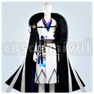 SilverAsh the Reignfrost Cosplay cosplay costume from Arknights, front view 1