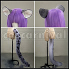 SilverAsh the Reignfrost Cosplay cosplay costume from Arknights, accessory set view