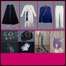 SilverAsh the Reignfrost Cosplay cosplay costume from Arknights, set view