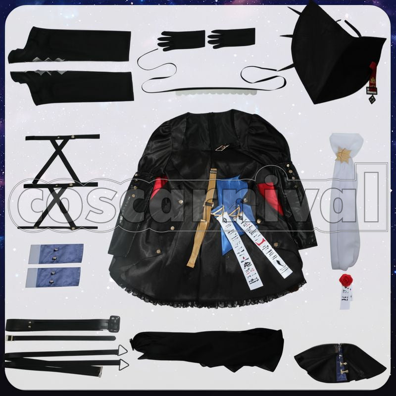 Specter the Unchained Born as One Cosplay cosplay costume from Arknights, set view