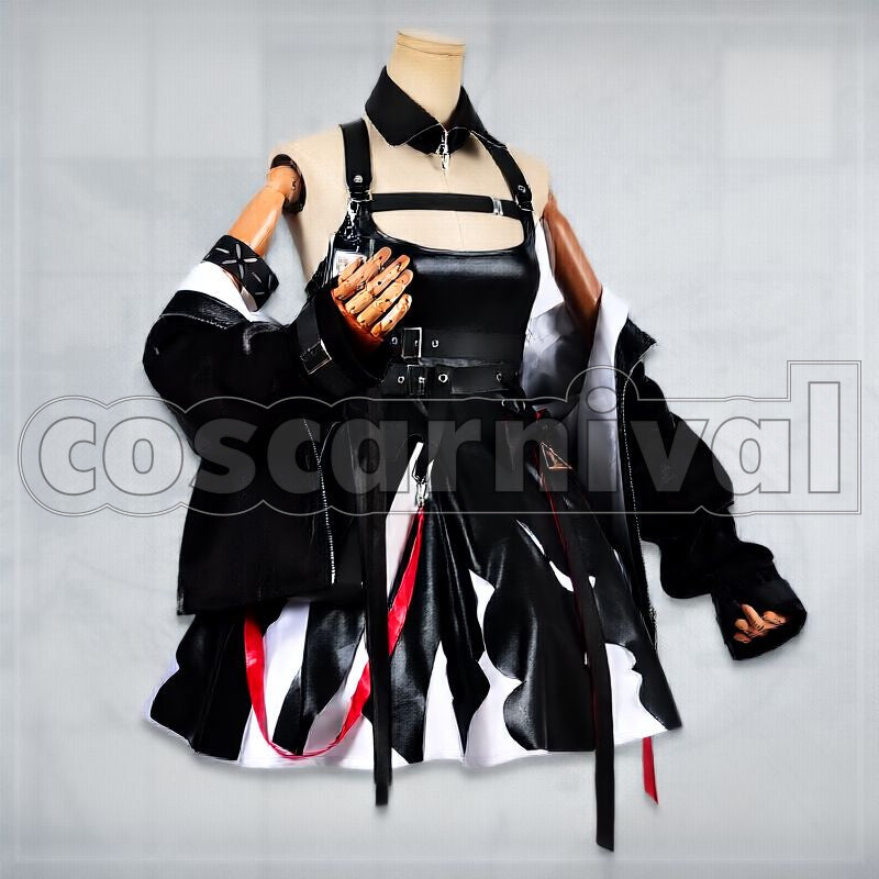 Surtr Elite 2 Cosplay cosplay costume from Arknights, front view 3