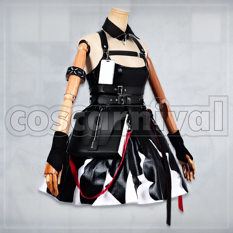 Surtr Elite 2 Cosplay cosplay costume from Arknights, front view 5