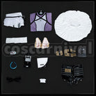 Suzuran Cosplay cosplay costume from Arknights, set view